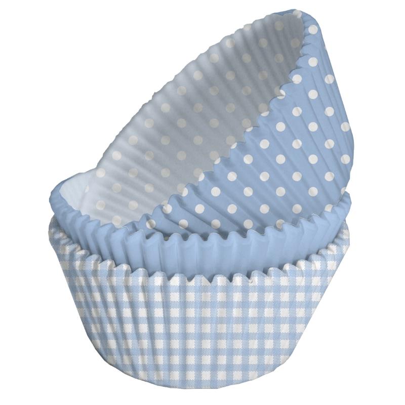 Baby Blue Cupcake Cases Decorations | Party Save Smile