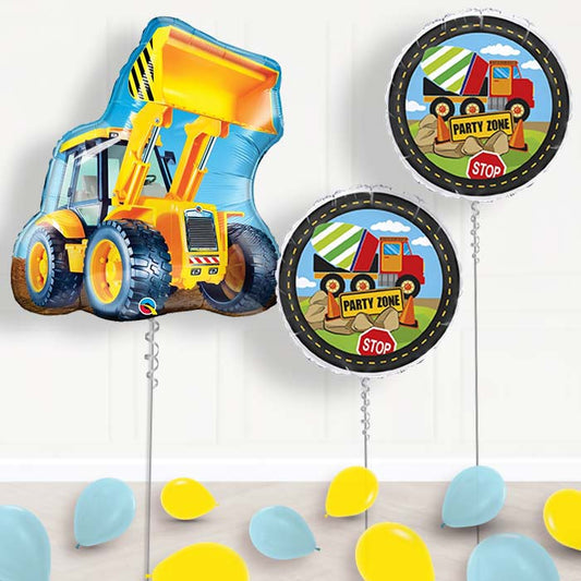 Digger Balloon Display in a Box Package - Package | Party Save Smile