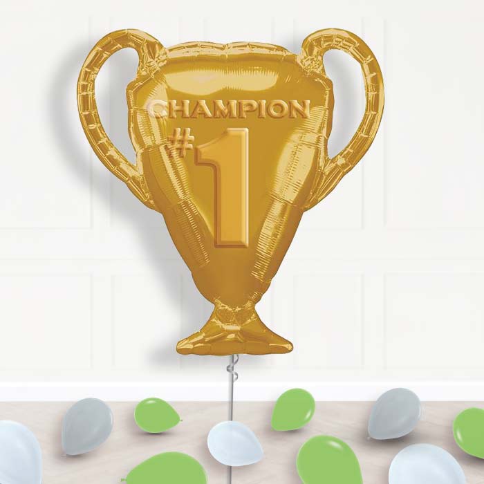 Golf Themed Balloons Display in a Box - Supershape Balloon | Party Save Smile