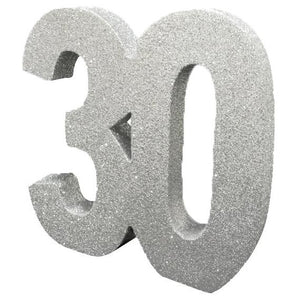Table Decorations for Silver Wedding Anniversary 20cm