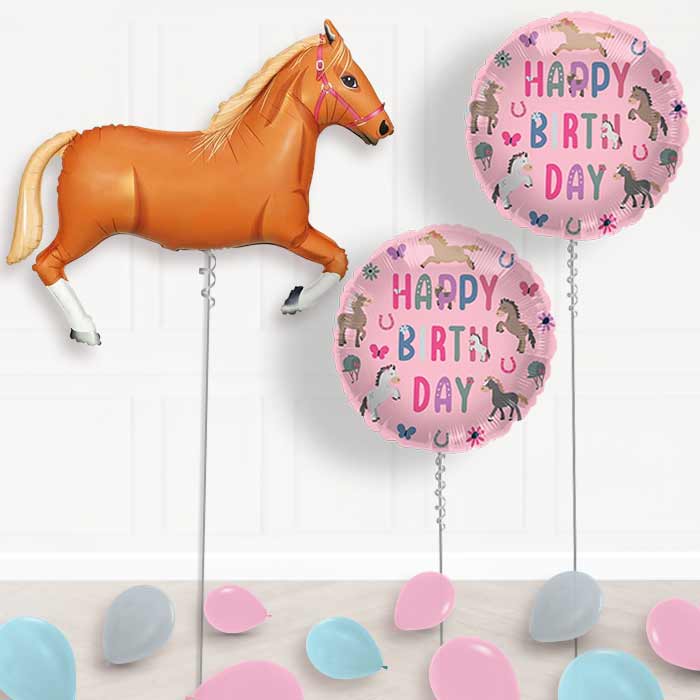 Horse Balloon Display Package in a Box Gift - Package | Party Save Smile