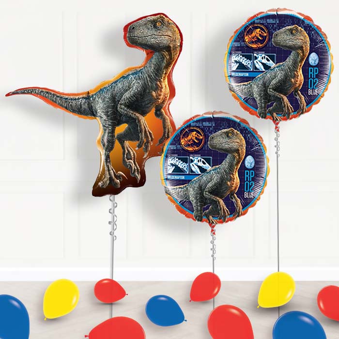 Jurassic World Balloon Display in a Box - Package | Party Save Smile