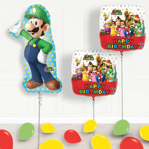 Luigi Helium Balloon Display in a Box