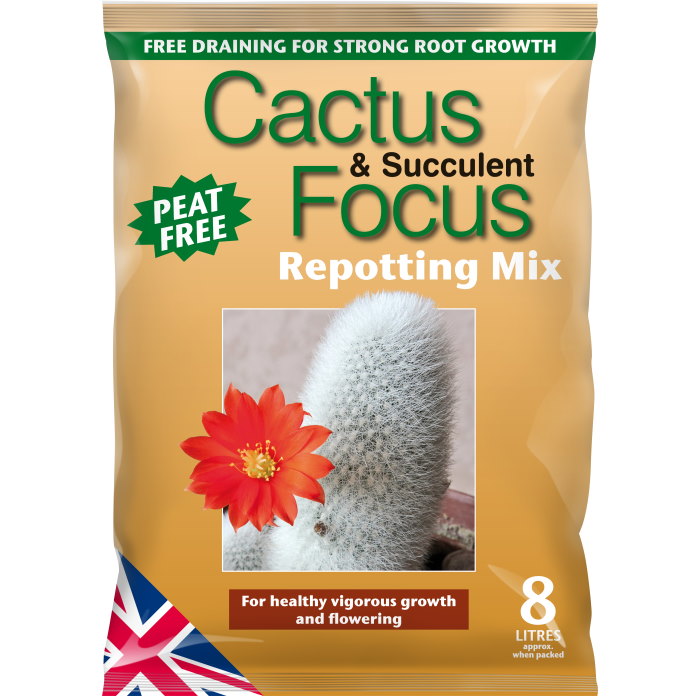 Cactus and Succulent Focus Repotting Mix 8L Peat Free | Party Save Smile