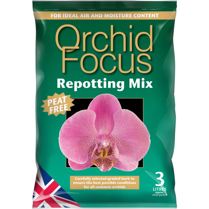 Orchid Focus Repotting Mix 3 Litre Peat Free | Party Save Smile