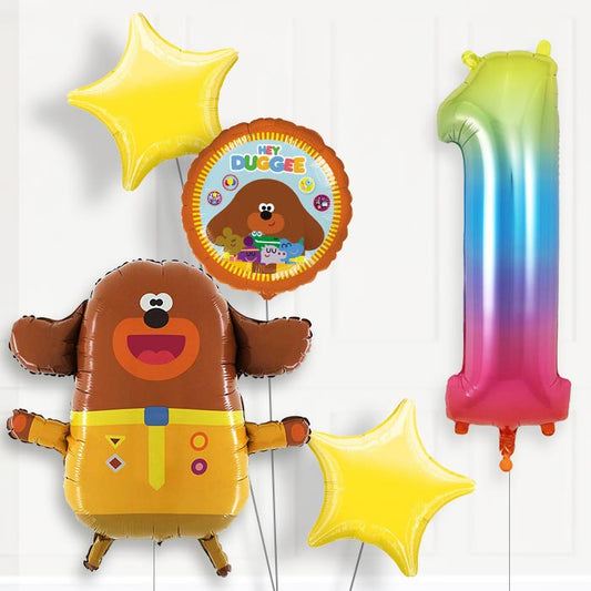 Hey Duggee 1st Birthday Helium Balloon Package - 1st Birthday Balloon Package | Party Save Smile