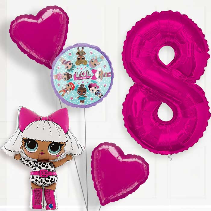 Lol Surprise Birthday Balloon Package Choose Age