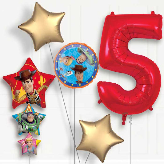 Toy Story 5th Birthday Helium Balloon Package