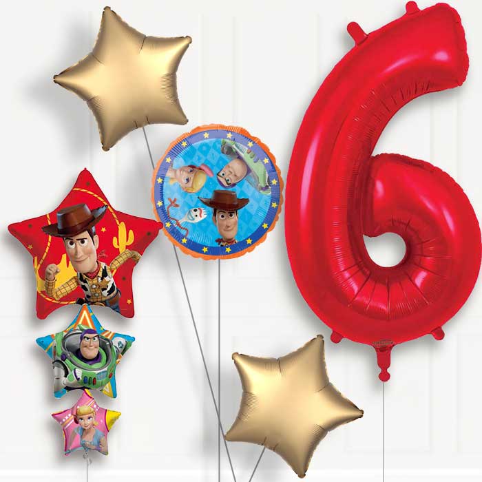 Toy Story Birthday Balloon Package Choose Age