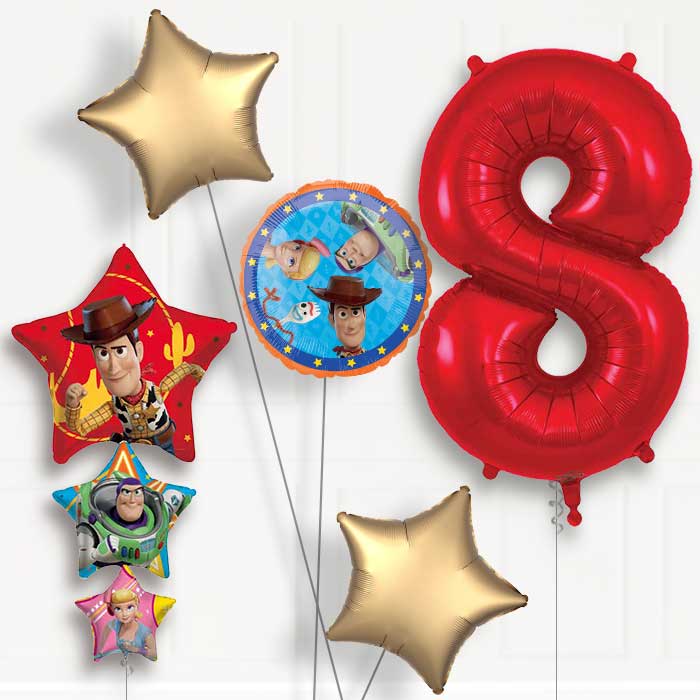 Toy Story Birthday Balloon Package Choose Age