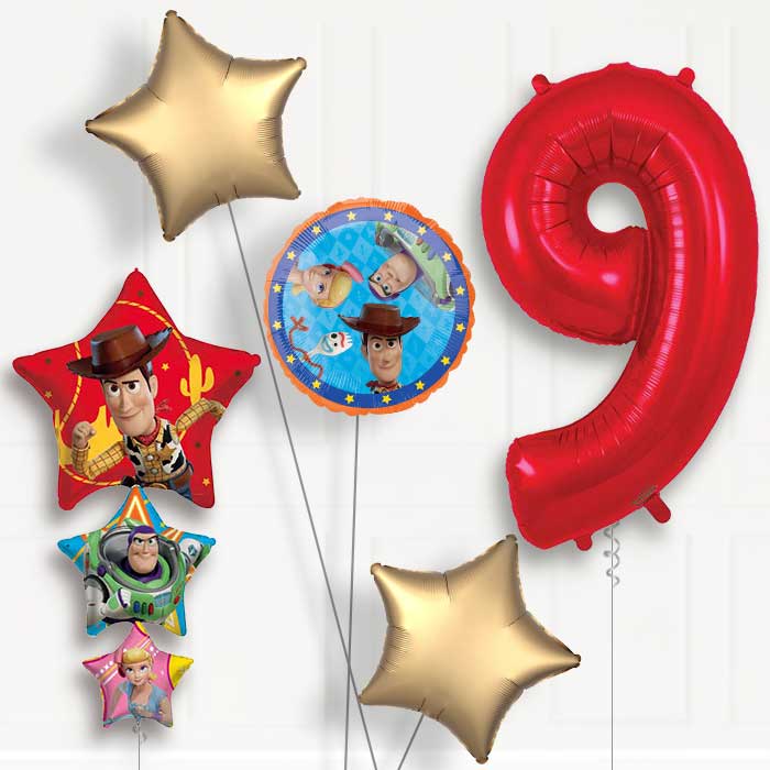 Toy Story 9th Birthday Helium Balloon Package