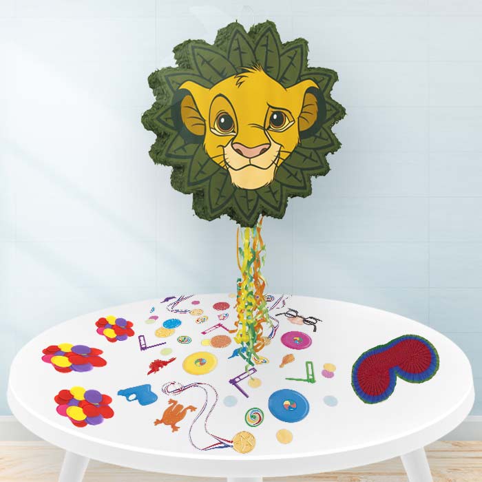 Lion King Pinata Kit with Fillers & Confetti | Party Save Smile