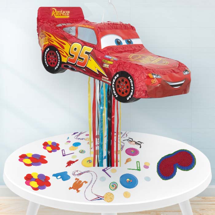 Disney Cars Pinata Kit - Fillers & Confetti | Party Save Smile
