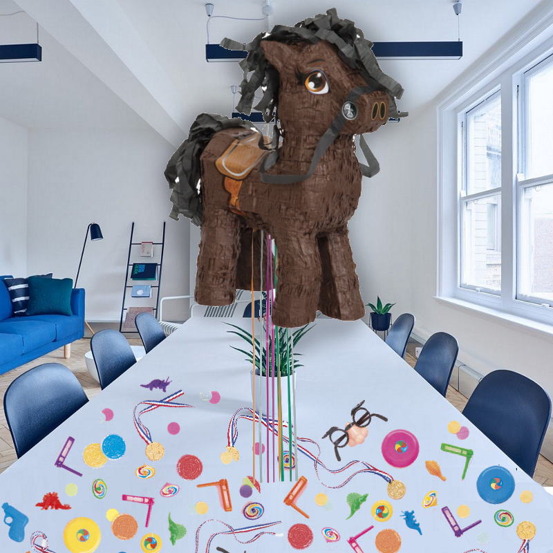 Brown Horse Pinata with Fillers & Accessories | Party Save Smile