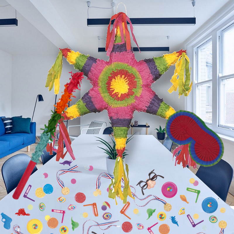 Mexican Star Filled Pinata Kit | Party Save Smile