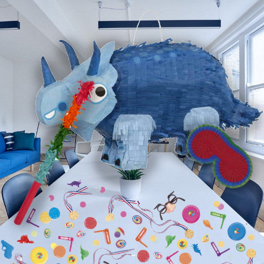 Triceratops | Dinosaur Pinata Party Kit: Favours and Confetti | Party Save Smile