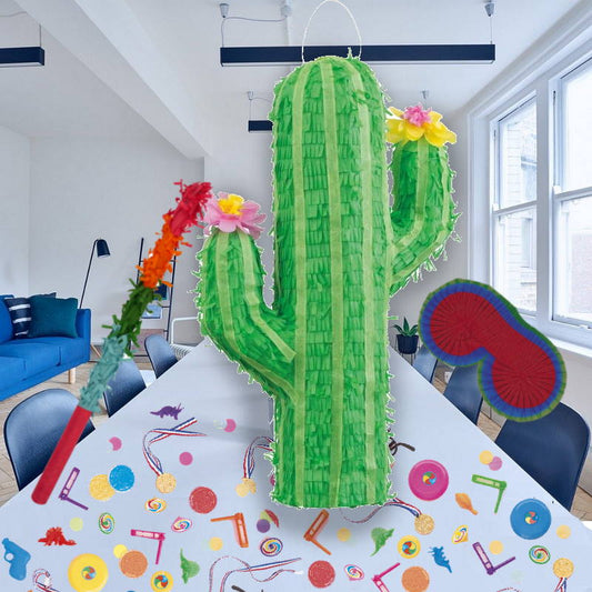 Cactus Pinata Party Kit with Favours and Confetti | Party Save Smile