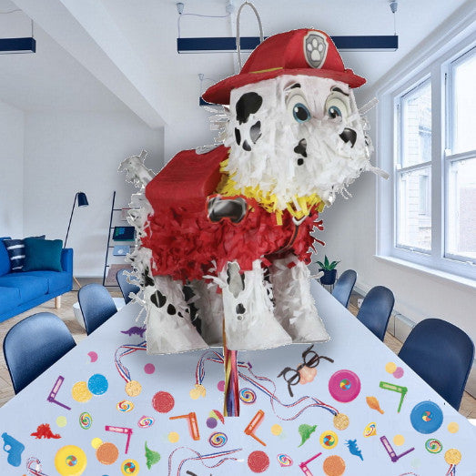Paw Patrol Marshall Pull Pinata Kit: Favours and Confetti | Party Save Smile