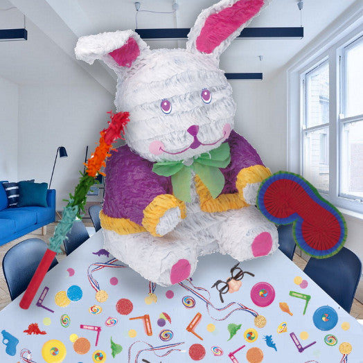 Bunny Pinata Party Kit with Favours and Confetti | Party Save Smile