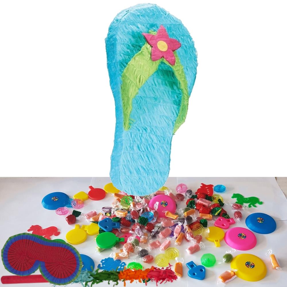 Sandal Pinata Party Kit with Favours and Confetti | Party Save Smile
