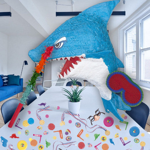 Shark Filled Pinata Kit with Accessories | Party Save Smile