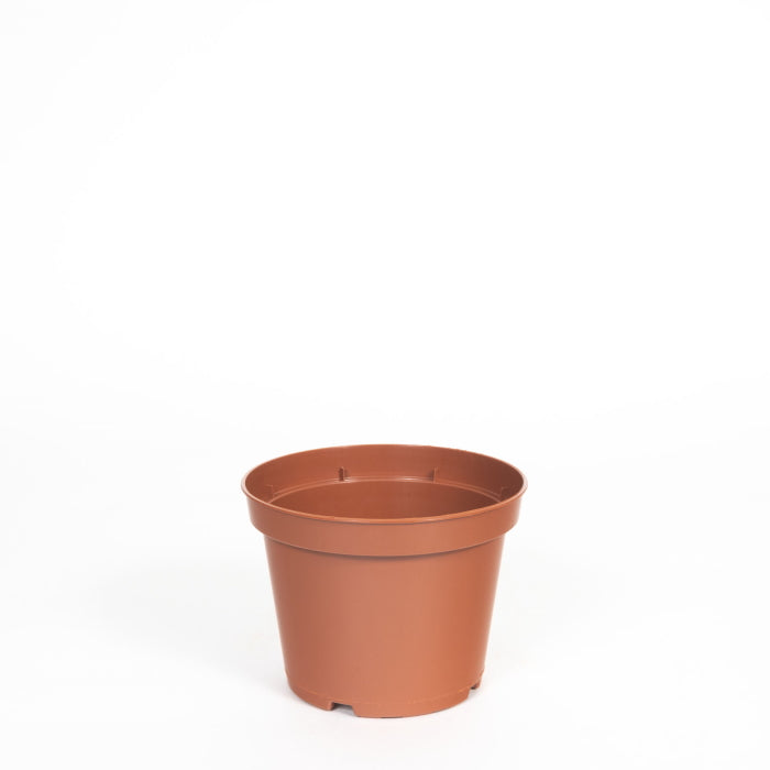 11cm Plastic Indoor Plant Pot: Terracotta | Party Save Smile