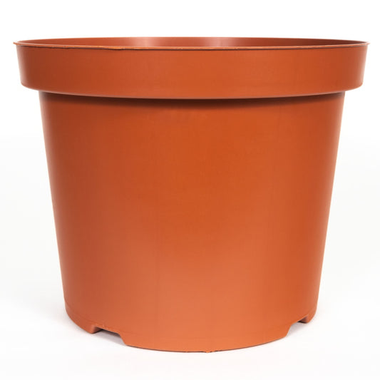 29cm Plastic House Plant Pot: Terracotta | Party Save Smile
