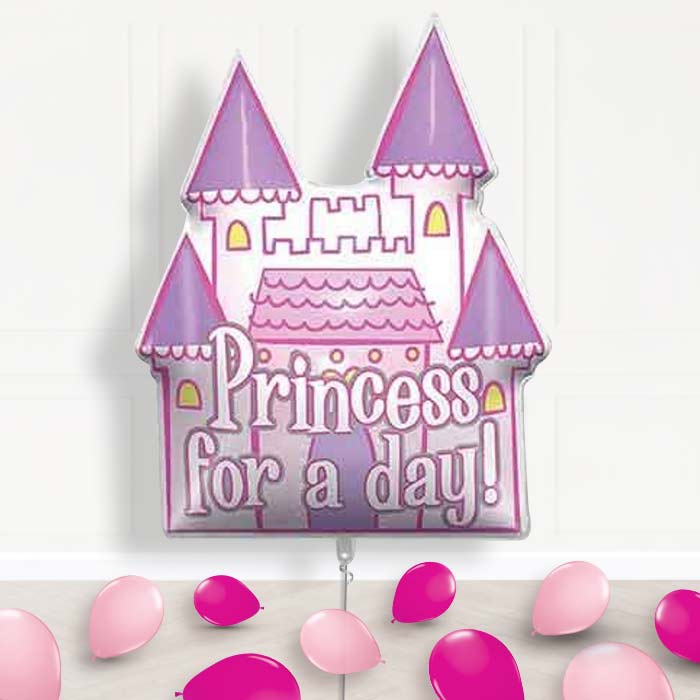 Princess for a Day Castle Helium Balloon Display Package - Supershape Balloon | Party Save Smile