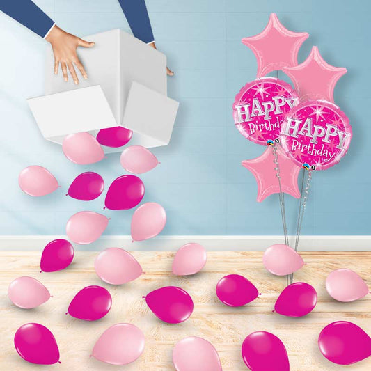 Pink Scatter Balloons | Party Save Smile