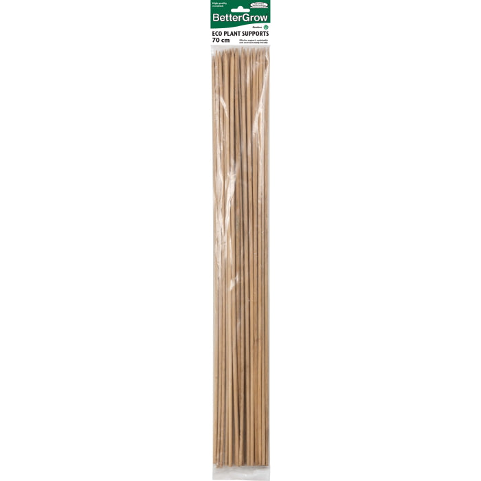 BetterGrow Eco Plant Support Stick 70 cm Pack of 20 | Party Save Smile