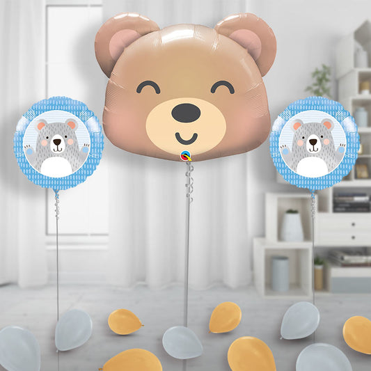 Teddy Bear Helium Balloon Display - Package | Party Save Smile