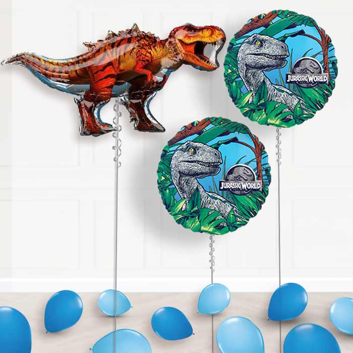 Jurassic World T-Rex Balloon Package Delivered Inflated