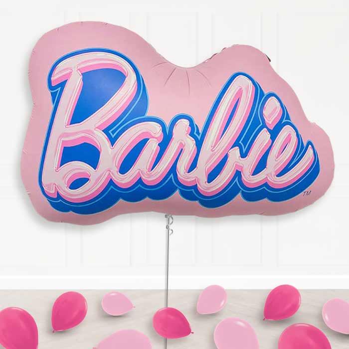 Barbie Balloon Display Package Delivered Inflated | Supershape Balloon | Party Save Smile