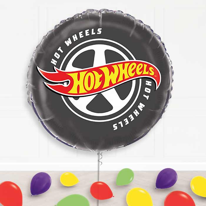 Hot Wheels Balloon Display Package Delivered Inflated | Supershape Balloon | Party Save Smile