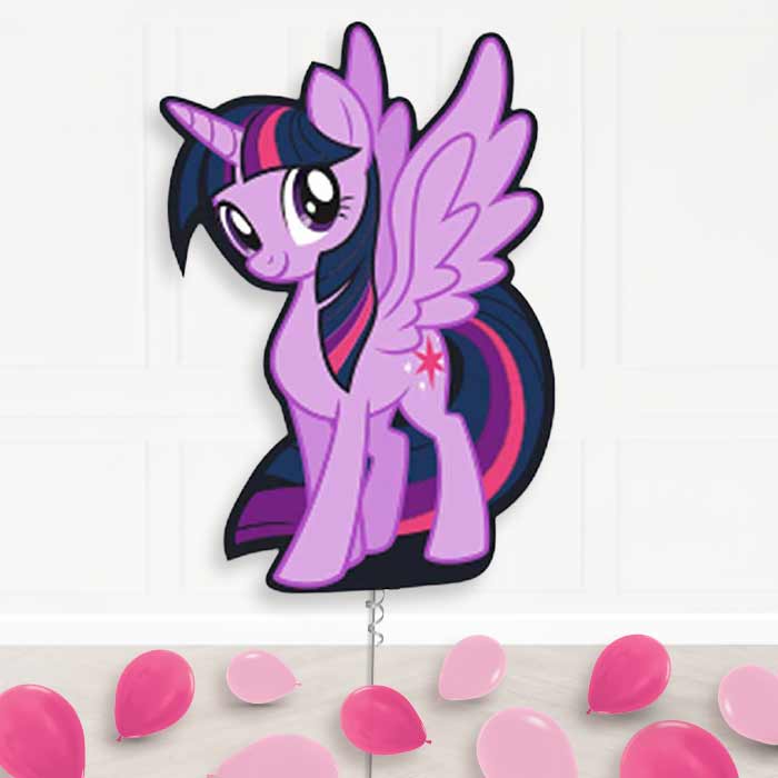 My Little Pony Twilight Sparkle Balloon Display Package Delivered Inflated | Supershape Balloon | Party Save Smile