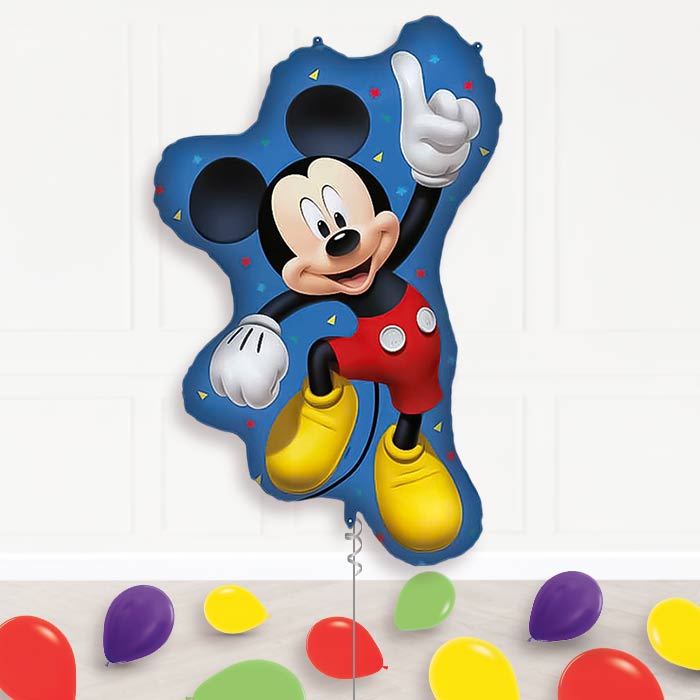 Mickey Mouse Jumping Balloon Display Package Delivered Inflated | Supershape Balloon | Party Save Smile