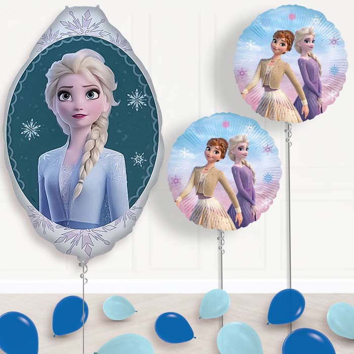 Frozen Elsa Balloon Display Package Delivered Inflated | Balloon Package | Party Save Smile