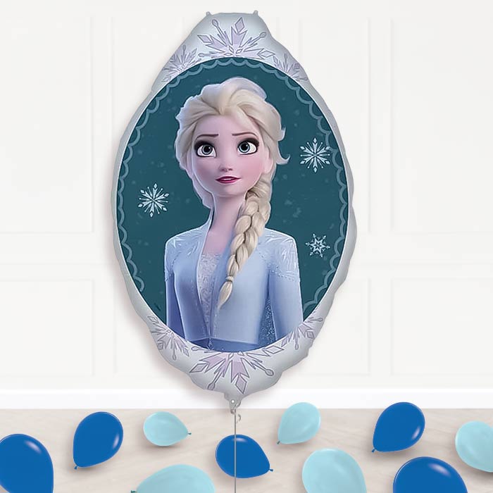 Frozen Elsa Balloon Display Package Delivered Inflated | Supershape Balloon | Party Save Smile
