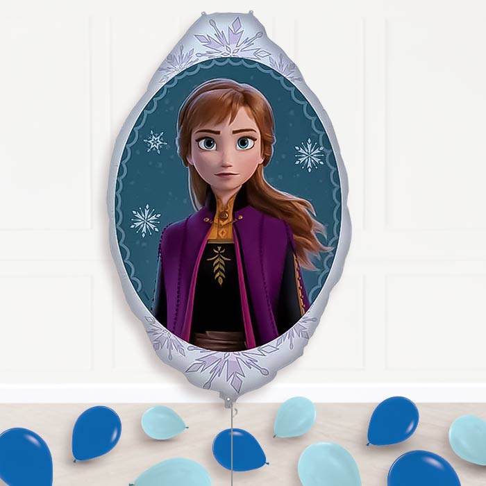 Frozen Anna Balloon Display Package Delivered Inflated | Supershape Balloon | Party Save Smile