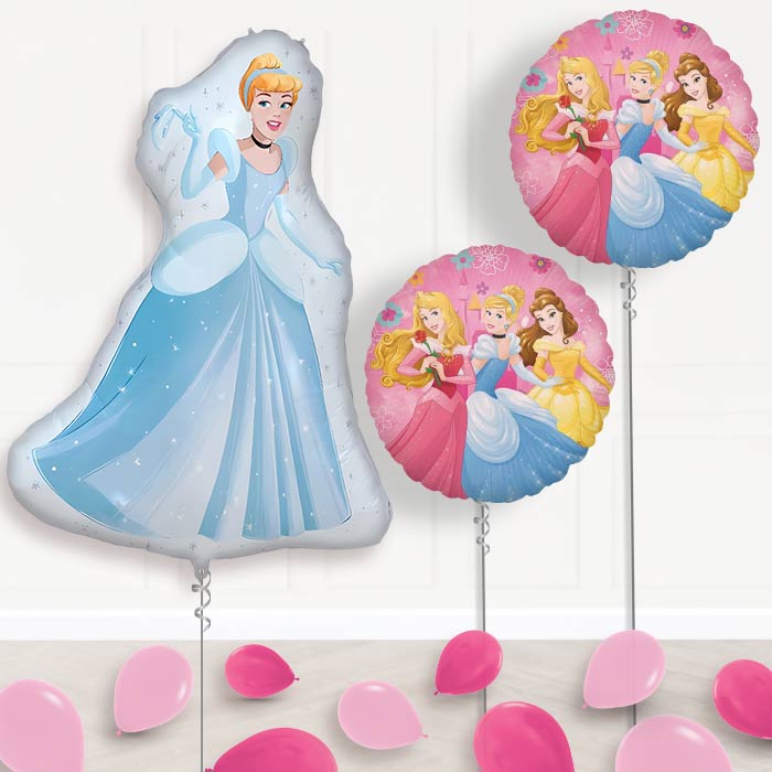 Cinderella Balloon Display Package Delivered Inflated | Balloon Package | Party Save Smile