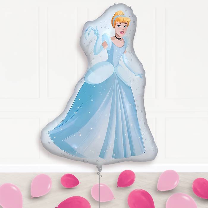 Cinderella Balloon Display Package Delivered Inflated | Supershape Balloon | Party Save Smile