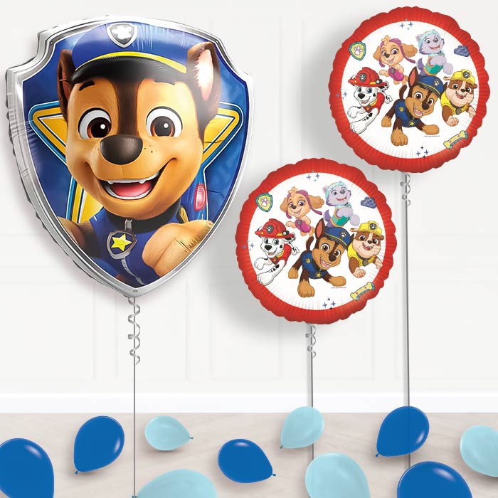 Chase Paw Patrol Balloon Display Package Delivered Inflated | Balloon Package | Party Save Smile