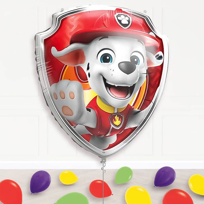 Marshall Paw Patrol Balloon Display Package Delivered Inflated | Supershape Balloon | Party Save Smile