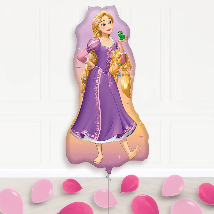 Rapunzel Balloon Display Package Delivered Inflated | Supershape Balloon | Party Save Smile