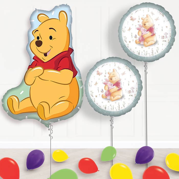 Winnie the Pooh Giant Balloon Display Package Delivered Inflated | Balloon Package | Party Save Smile