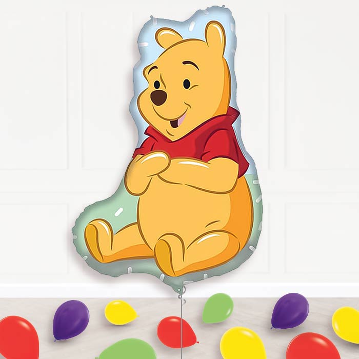 Winnie the Pooh Giant Balloon Display Package Delivered Inflated | Supershape Balloon | Party Save Smile