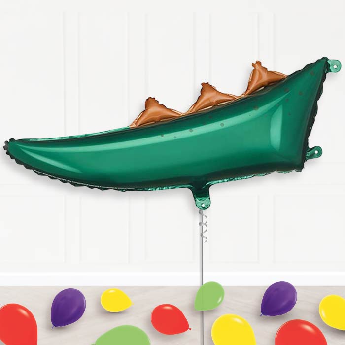 Dinosaur Tail Balloon Display Package Delivered Inflated-Supershape Balloon | Party Save Smile