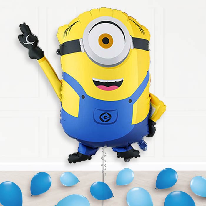 Minion Mel Balloon Display Package Delivered Inflated-Supershape Balloon | Party Save Smile