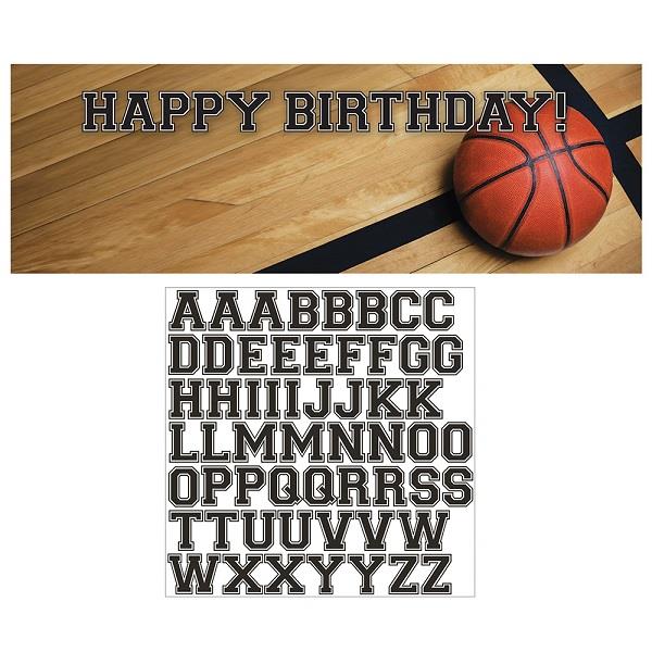 Basketball Party Pack: Tableware, Decor & Balloons