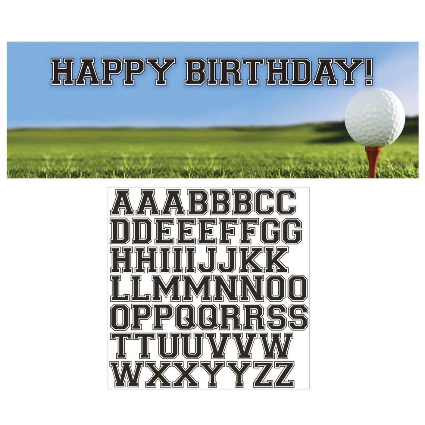 Golf Themed Party Pack with Decorations